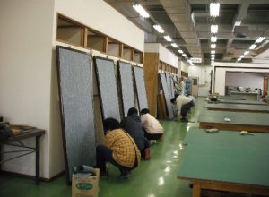 表装技能講習のようす